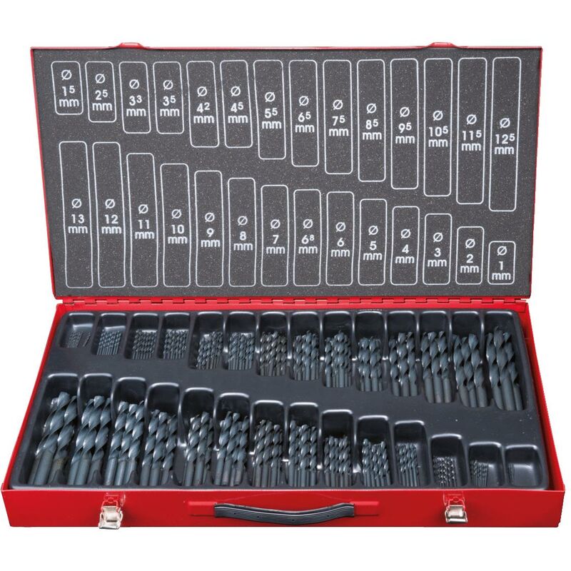 Ks Tools hss-r Spiralbohrer-Satz, 230-tlg., 1-13 mm