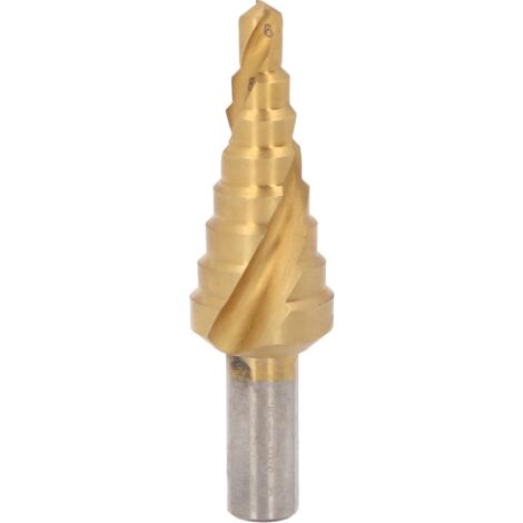 KS Tools HSS-TiN Stufenbohrer,Ø 6-20mm, 8 Stufen - 330.2351