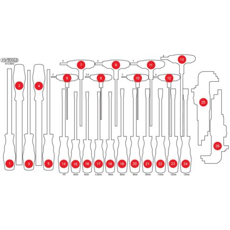 KS TOOLS Insert en mousse pour le 813.0042 ( 813.0042-97 )