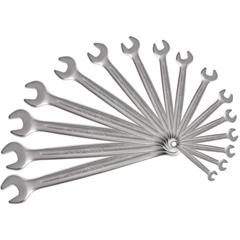 KS Tools - Jeu de 16 clés mixtes métriques - en boîte - 922.0045
