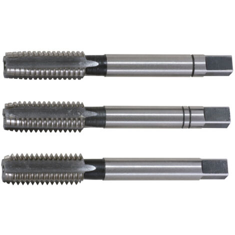 KS Tools - Jeu de 3 tarauds à main HSS, M12 - 331.0120