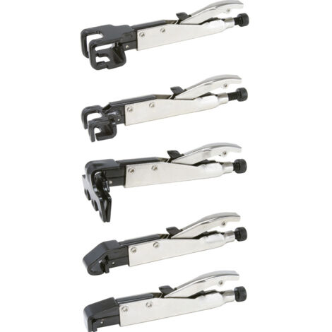 KS Tools - Jeu de 5 pinces étaux pour carrossier - 115.1085