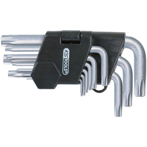 KS Tools - Jeu de 9 clés mâles courtes TORX® - 151.2360