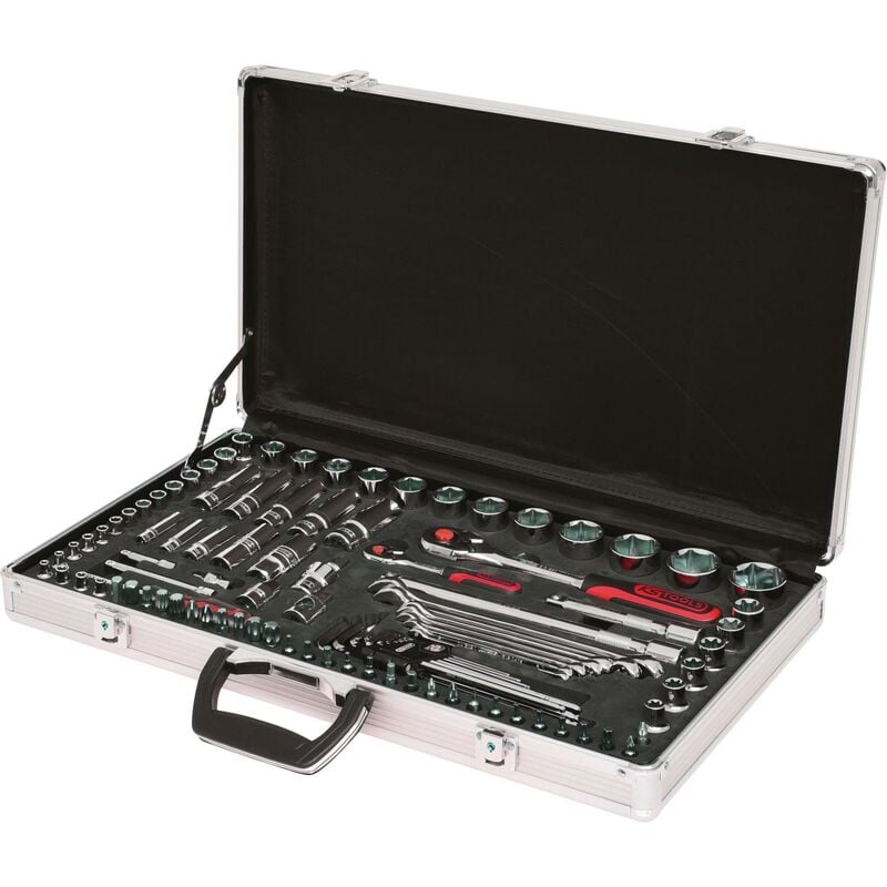 1/4'+1/2' CHROMEplus Coffret de douilles, 102 pcs