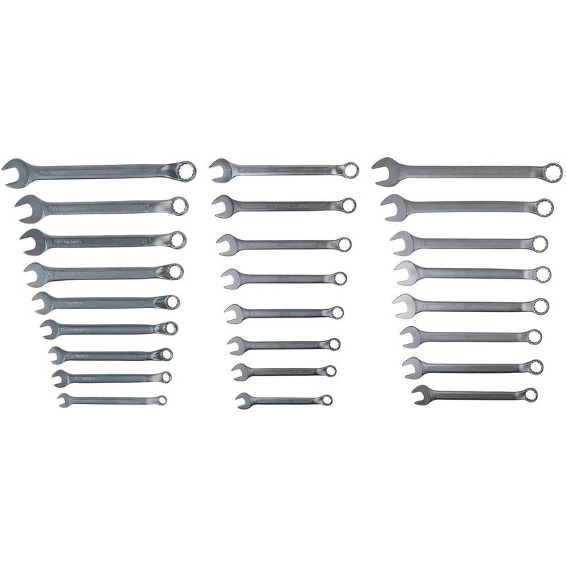 Kstools - Jeux de clés mixtes coudées, 25 pcs, 6-32 mm