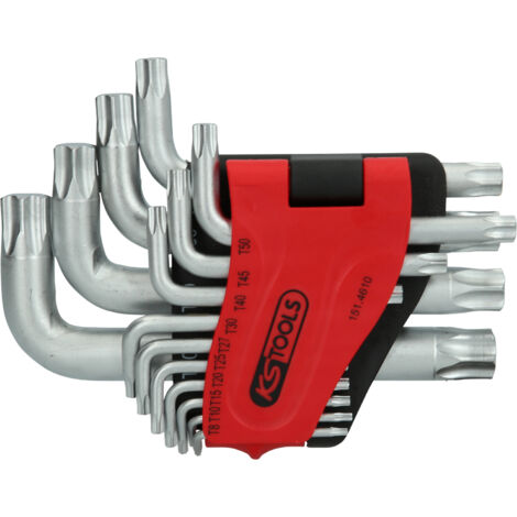 KS Tools Jeu de clés Allen Torx, courtes, 14 pcs.