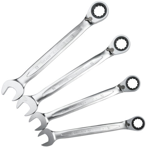KS Tools - Jeu de clés mixtes à cliquet réversible spécial PL GEARplus® - 503.4601