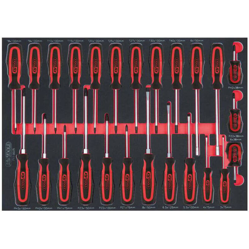 Kstools - scs Module de tournevis ERGOTORQUEplus, 25 pcs, modules système 1/1