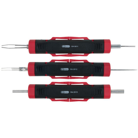 KS Tools - Jeu d'extracteurs de cosses universel, 3 pcs - 154.0015