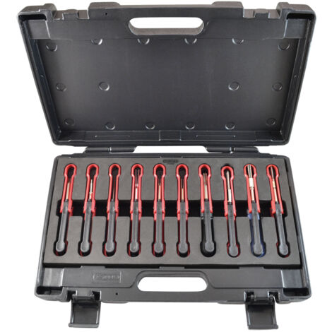 Kstools – Jeu d'extracteurs de cosses VAG 20 pièces – Pointes en acier trempé – Coffret de rangement – Compatible Volkswagen Audi Seat Škoda