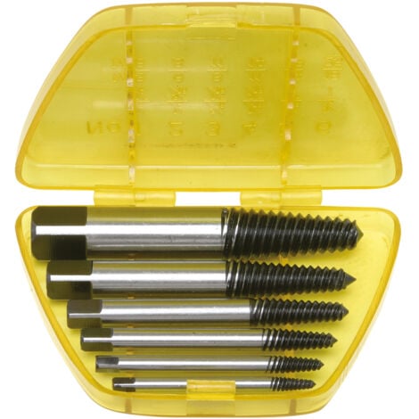 KSTOOLS KS Tools - Jeu d'extracteurs de goujons pour goujons de M3-M18 6 pcs - 150.1330