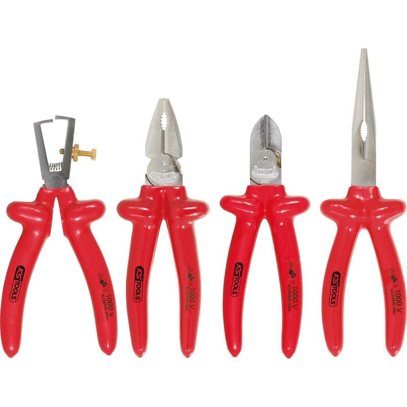 

Kstools - KS TOOLS Juego de alicates 1000V, 4 pzs