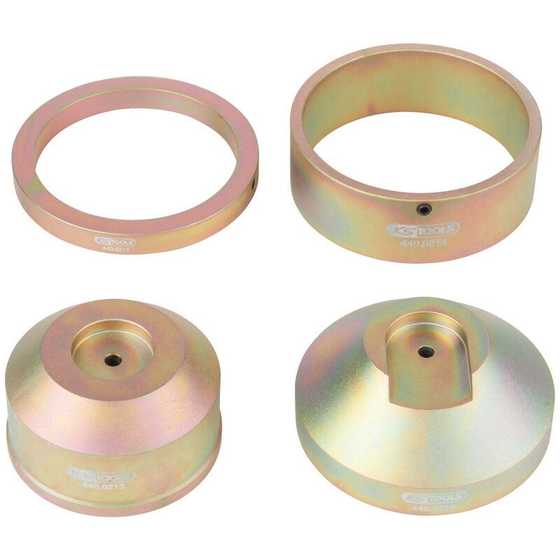 

Kstools - KS TOOLS Juego de casquillos de eje trasero para Volkswagen / Audi / Seat / Skoda, 4 pzs