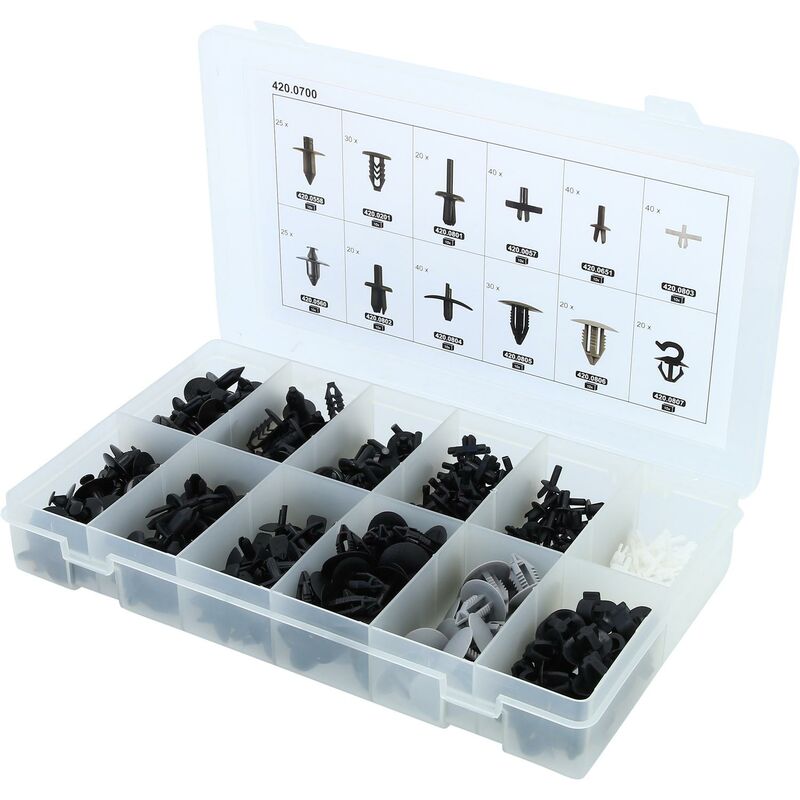 

Kstools - KS TOOLS Juego de clips de sujeción - Volvo, 350 pzs