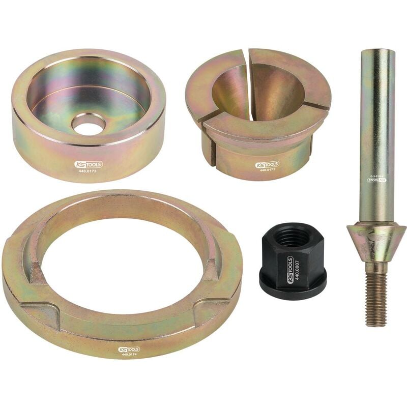 

KS TOOLS Juego de cubo de rueda, delantero para Renault, 7 pzs