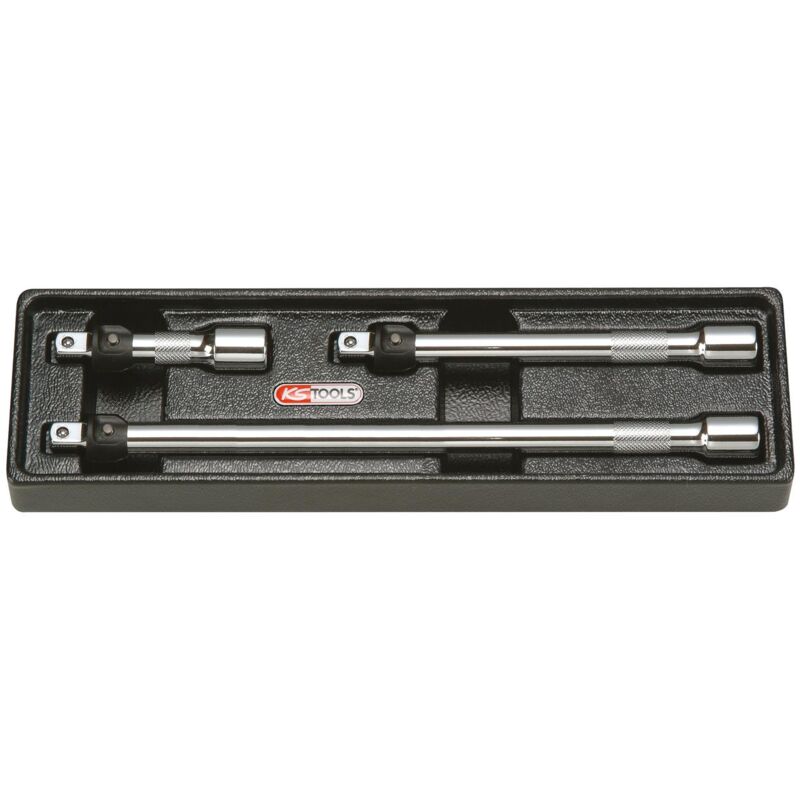 

Kstools - KS TOOLS 3/8' CHROMEplus Juego de prolongadores 3 pzs