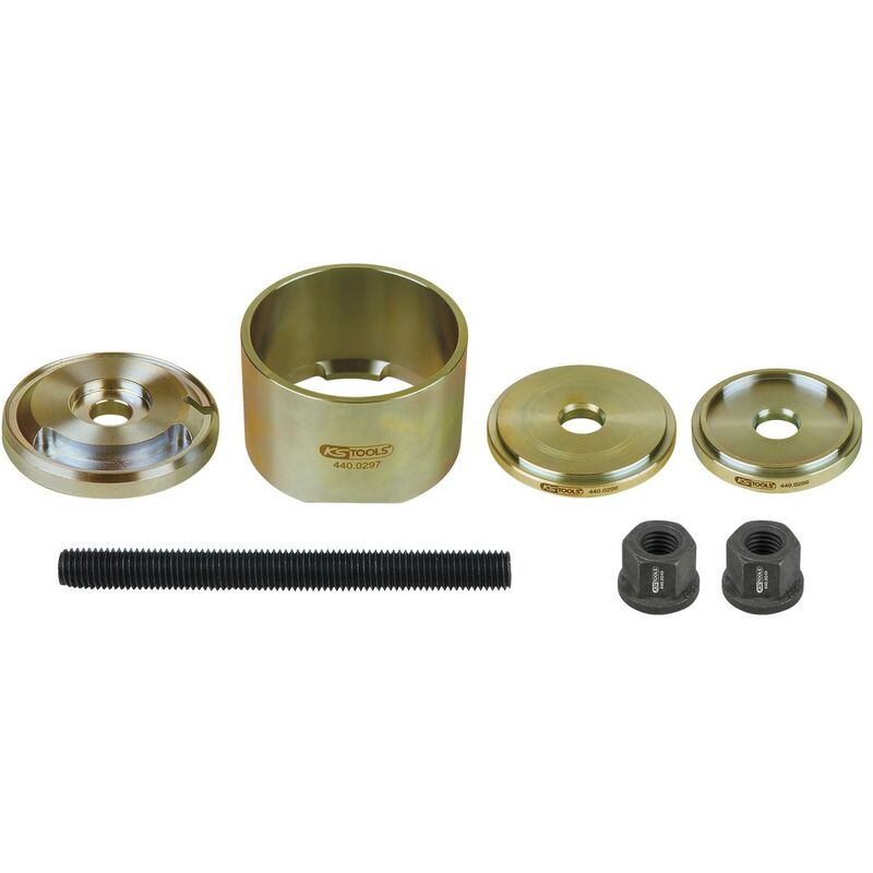 

KS TOOLS Juego de herramientas de silentblock, 7 pzs, para Volkswagen/Audi/Seat/Skoda