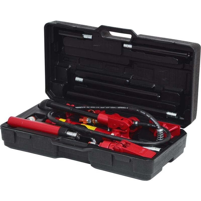 

KS TOOLS Juego de herramientas hidráulicas de enderezado de chasis, 4 t