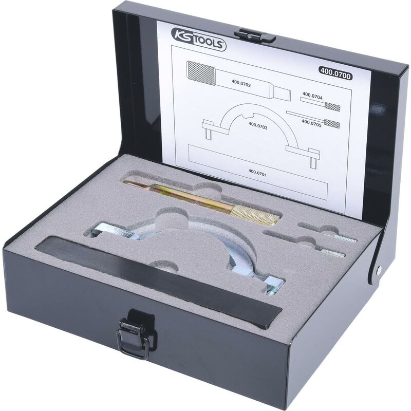 

Kstools - KS TOOLS Juego de herramientas de reglaje de motores para GM / Isuzu / Opel / Saab, 5 pzs