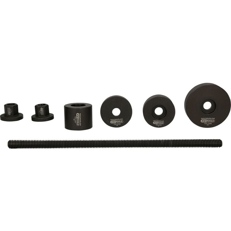 

KS TOOLS Juego de herramientas de silentblock para eje trasero de Fiat, 7 pzs