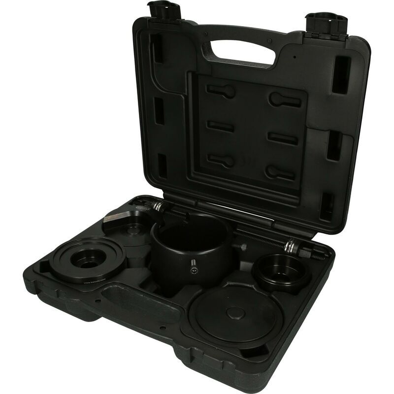 

KS TOOLS Juego de herramientas de silentblock para eje trasero de Opel, 8 pzs