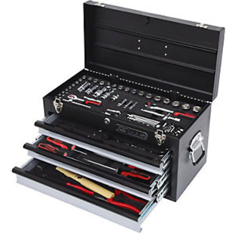 

Kstools - KS TOOLS 1/4' + 3/8' Juego de herramientas universales CHROMEplus, 99 pzs