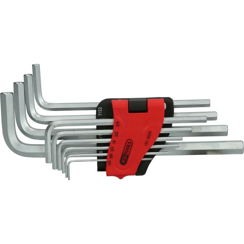 

Kstools - KS TOOLS Juego de llaves Allen, largas, 10 pzs Pulgadas