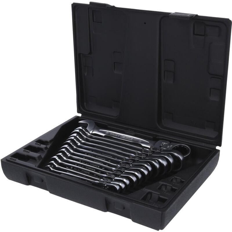 

Kstools - KS TOOLS Juego de llaves combinadas de carraca articuladas GEARplus, 12 pzsbloqueables