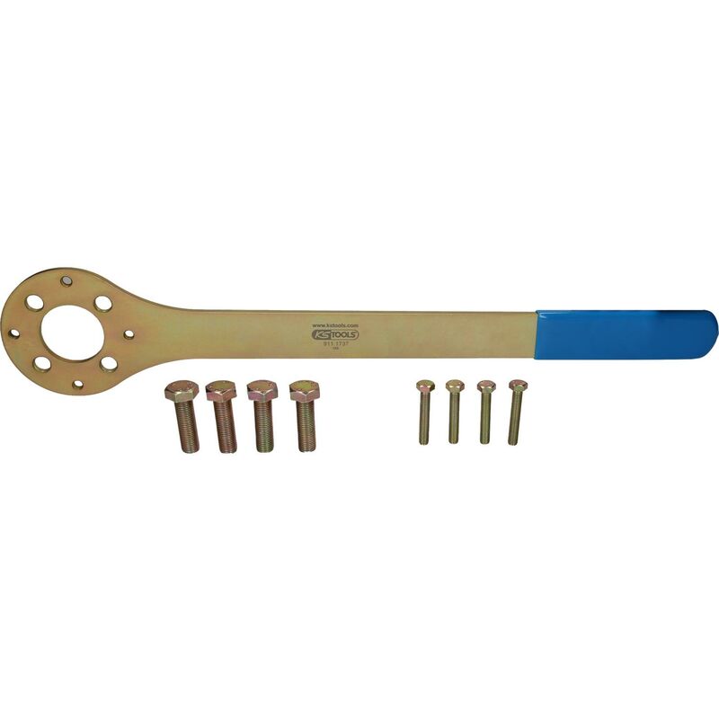 

KS TOOLS Juego de llaves de apoyo de polea para Subaru, 9 pzs