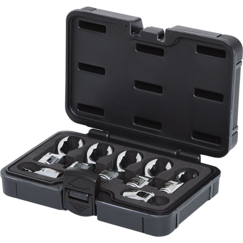 

Kstools - KS TOOLS 3/8' Juego de llaves de vaso y de estrella articuladas (abiertas), 7 pzs