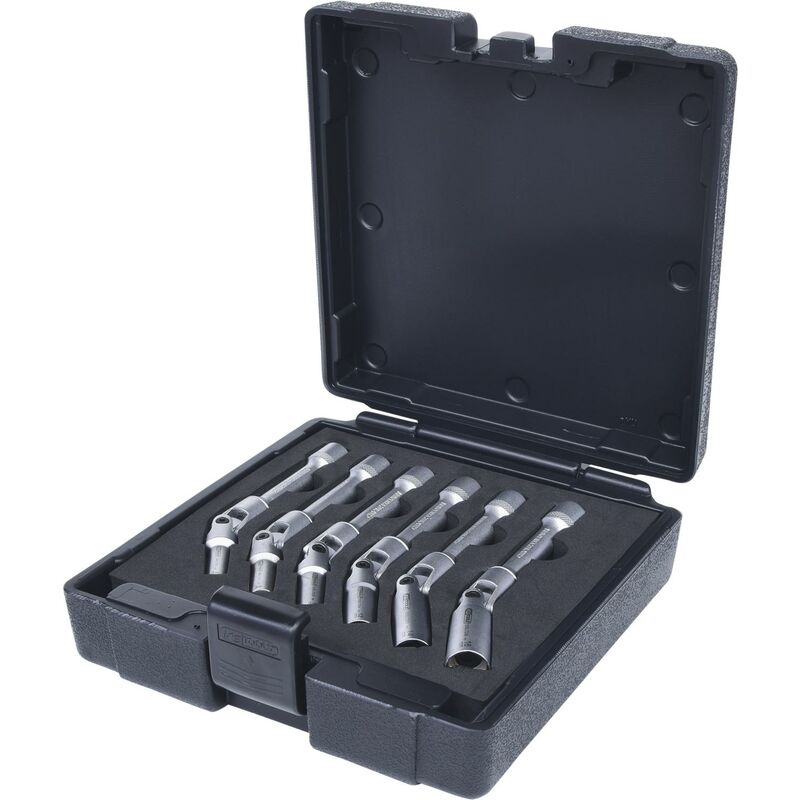 

Kstools - KS TOOLS Juego de llaves de vaso articuladas para bujías 3/8', 6 pzs, largas