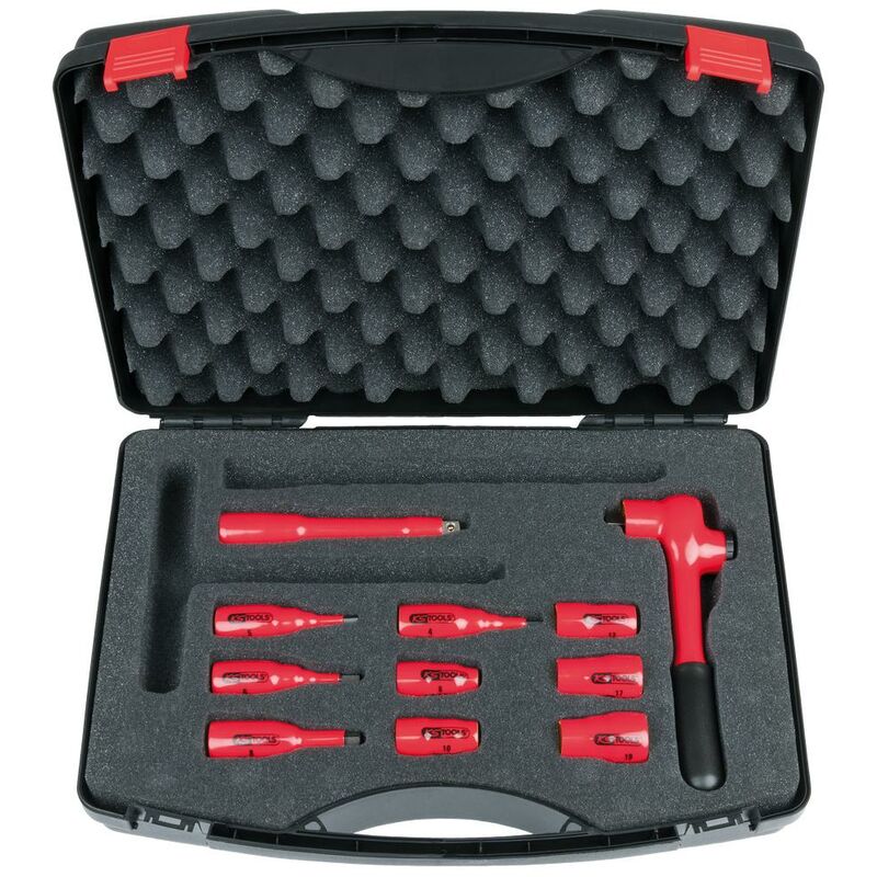 3/8' Juego de llaves de vaso aisladas, 11 pzs