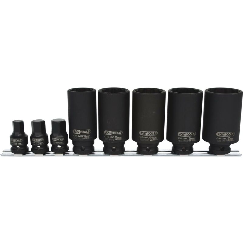 

Kstools - KS TOOLS 1/2' Juego de llaves de vaso para árboles cardán, 8 pzs