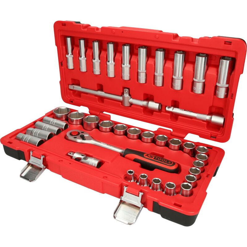 

Kstools - KS TOOLS Juego de llaves de vaso de 1/2', 39 pzs