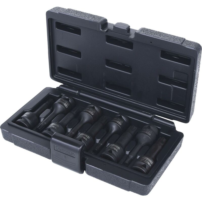 

Kstools - KS TOOLS 1/2' Juego de bits con adaptadores de impacto RIBE, 9 pzs