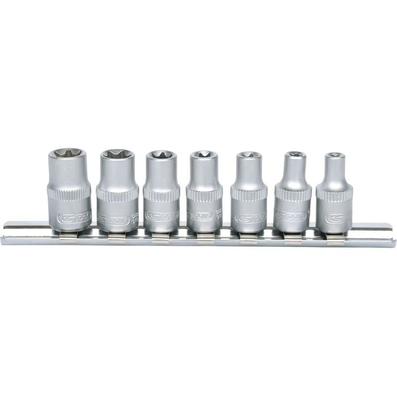 

Kstools - KS TOOLS Juego de llaves de vaso de perfil E, 7 pzs