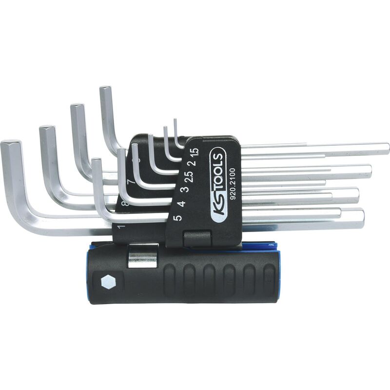 

Kstools - KS TOOLS Juego de llaves Allen,10 pzs largos