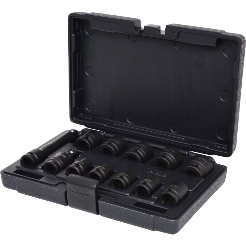 

Kstools - Juego de casquillos de impacto KS TOOLS 6 caras - 12 piezas - 515.0112