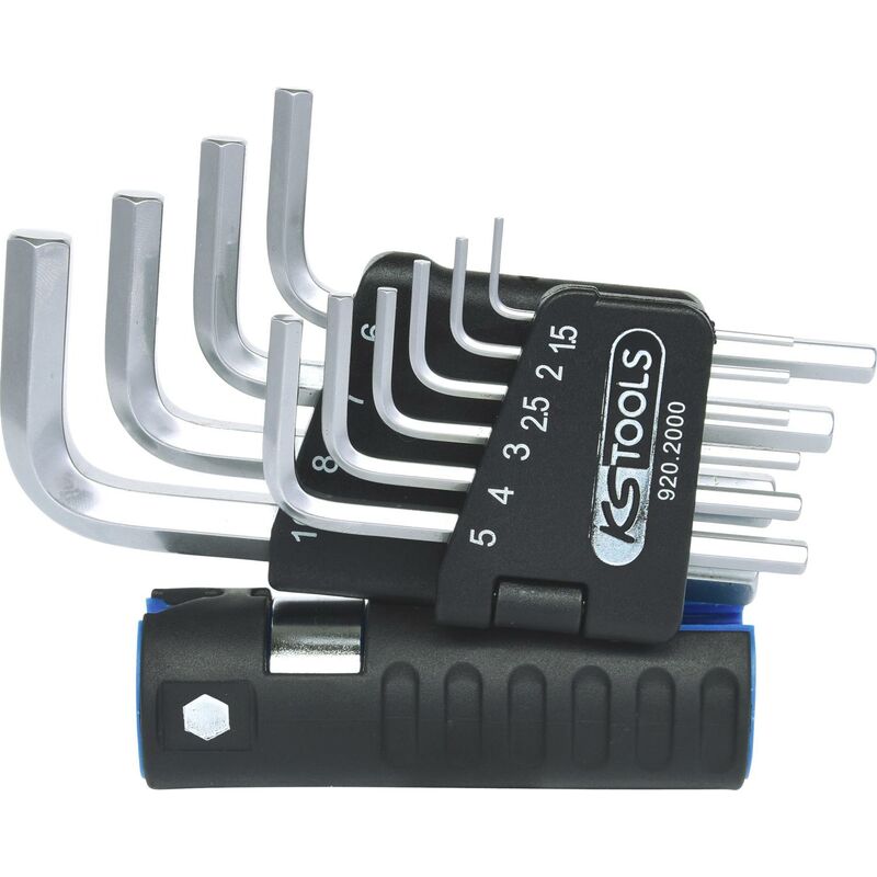 

Kstools - KS TOOLS Juego de llaves Allen,10 pzs cortas