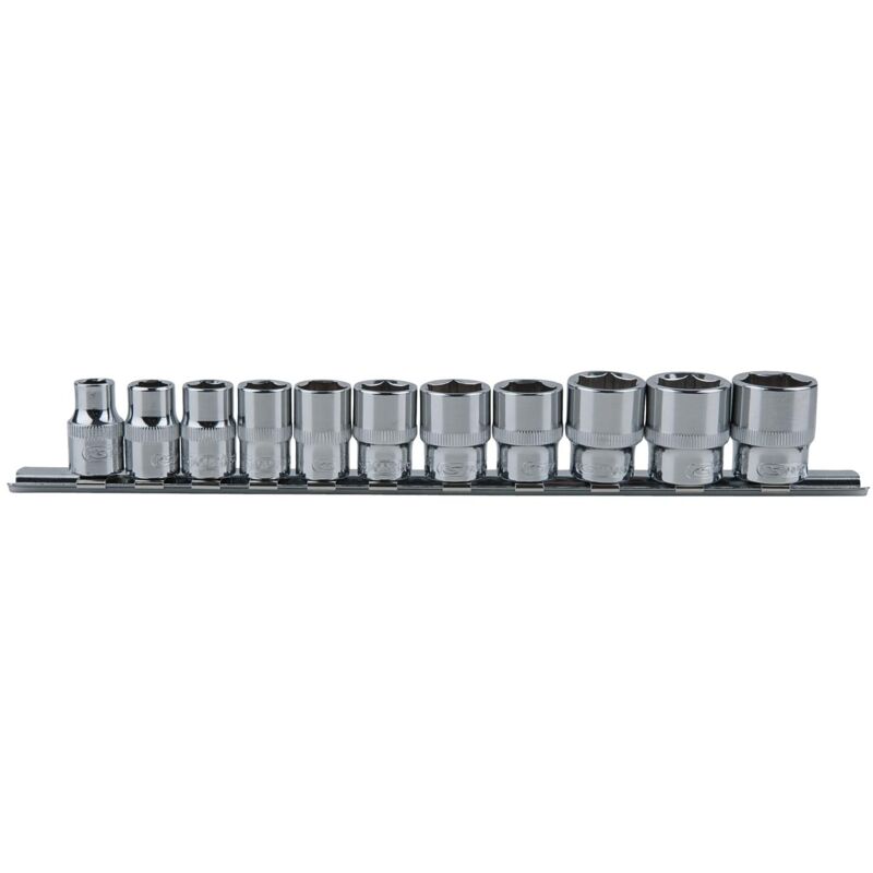 

Kstools - KS TOOLS 3/8' Juego de llaves de vaso hexagonales CHROMEplus, 11 pzs, 8-19mm