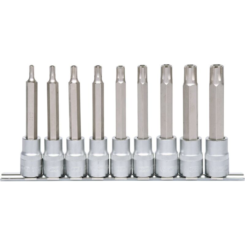 

Kstools - KS TOOLS 1/2' Juego de llaves de vaso con punta RIBE, largas, 9 pzs