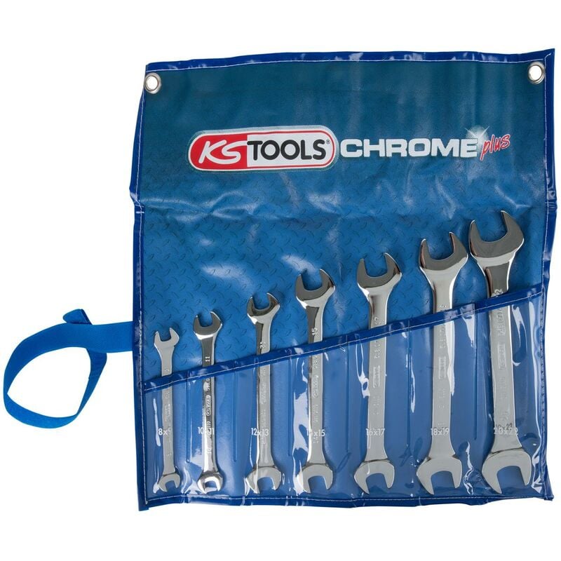 

KS TOOLS Juego de llaves de boca estrellada doble CHROMEplus 7 pzs