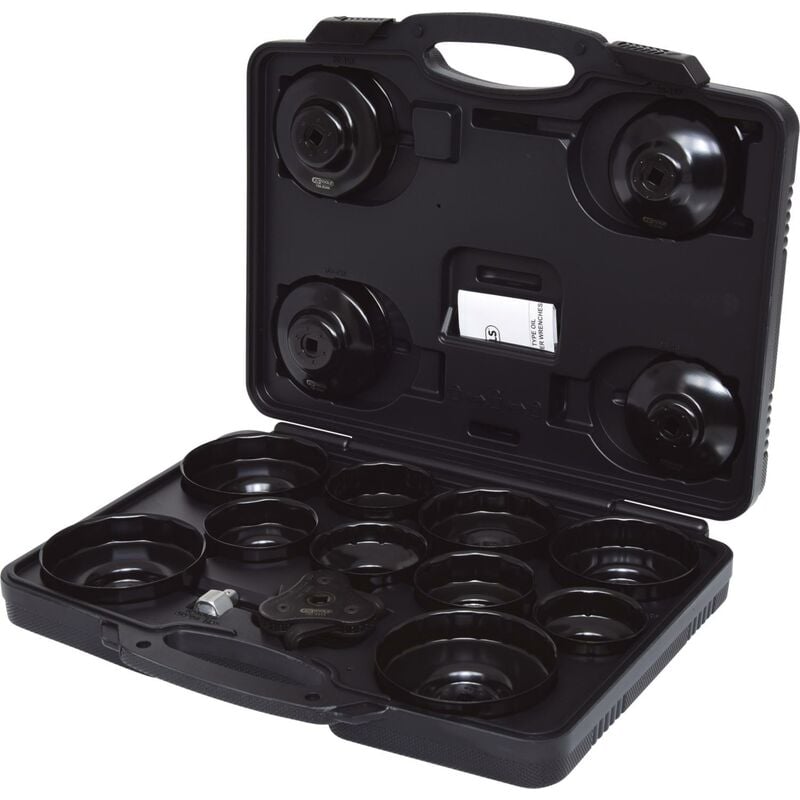 

KS TOOLS 3/8' Juego de llaves para filtros de aceite 16 pzs