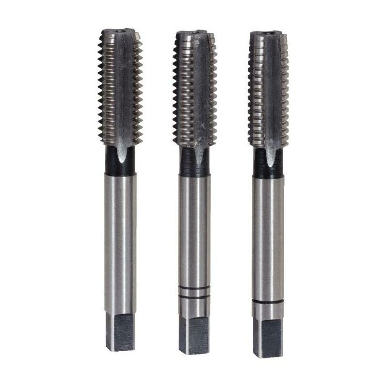 

KS TOOLS Juego de machos de roscar manuales HSS tipo M, M18x2,5,3 pzs