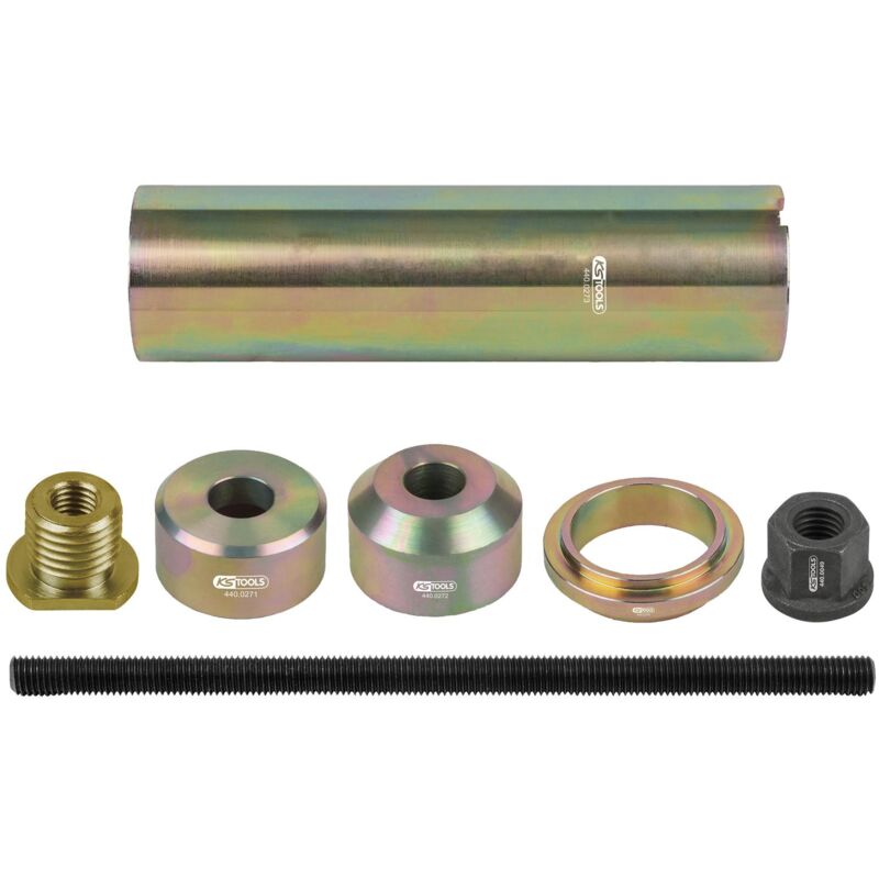 

KS TOOLS Juego de casquillos de guiado, 7 pzs, para ejes traseros Mercedes