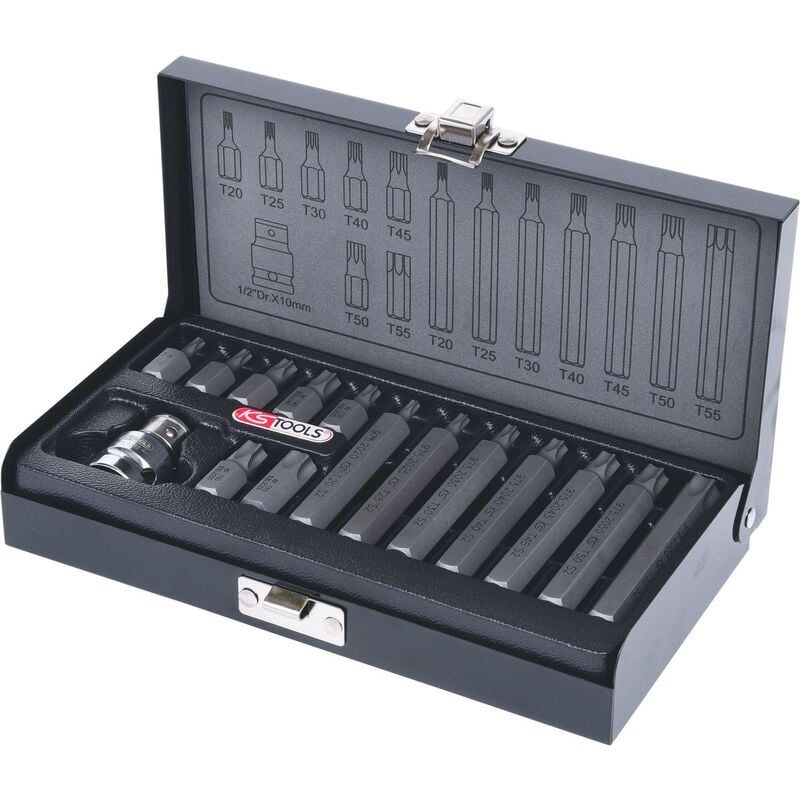 

KS TOOLS 10mm Juego de puntas, 15 pzs, Torx