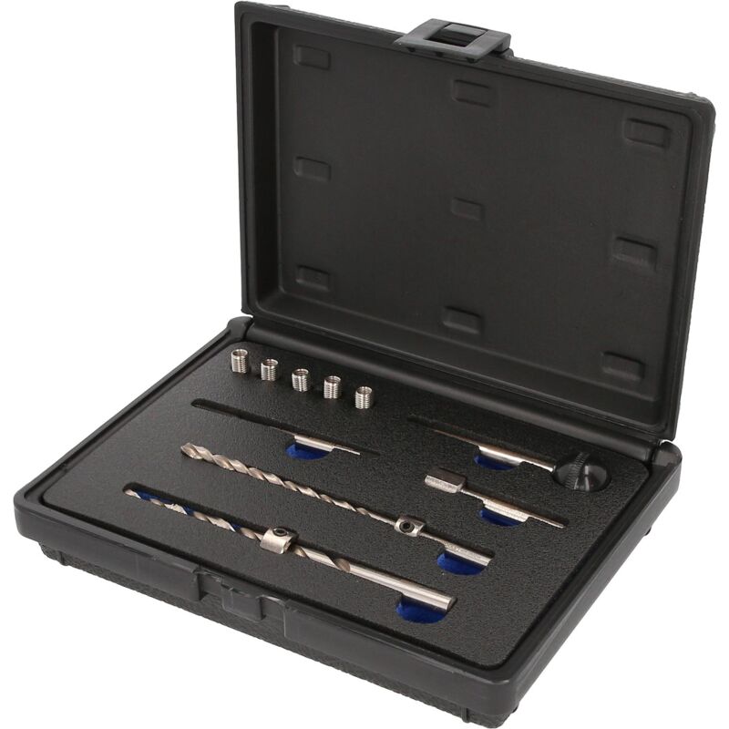 

KS TOOLS Juego de reparación de tornillos de fijación de inyectores para Mercedes CDI, 9 pzs
