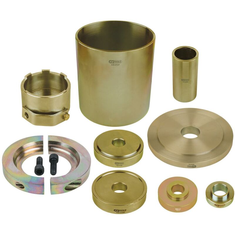 

KS TOOLS Juego de rodamiento de rueda, delantero para Renault / Nissan / Opel 2002-10, 9 pzs