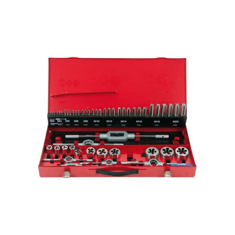 

Kstools - KS TOOLS Juego de machos y matrices - 54 uds - 331.0654