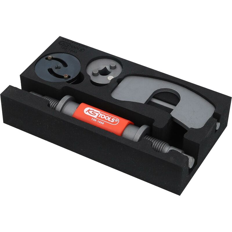 

KS TOOLS Juego de herramientas universales de ajuste de pistones de freno, 4 pzs